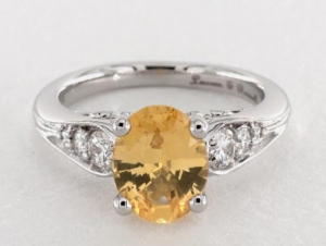 Yellow Sapphire Ring